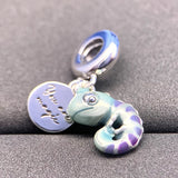 Sterling Silver Ocean Collection Turtle Pendant Octopus Charm