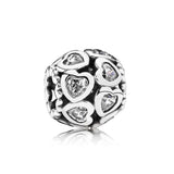 925 Silver Charm Bracelet DIY Stone for Women Chinese Charms