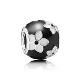 S925 Sterling Silver Pink Butterfly Beads for Bracelets