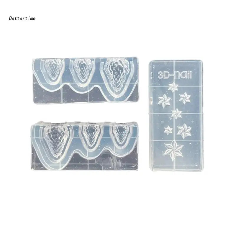 3D Strawberry Epoxy Resin Molds DIY Fondant Mould