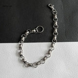 B36D Casual Skull Pant Chain Double Hook Heavy Strong Biker Wallet Chain