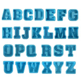 DIY 3D A~Z Letters Silicone Molds for Epoxy Resin Candle Making