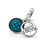 925 Sterling Silver Charm Bracelet Women Jewelry With Logo