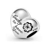 Mother's Collection 925 Sterling Silver Charm Bracelet Jewelry