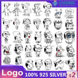 925 Silver Robot Bella Heart Charm for Bracelet