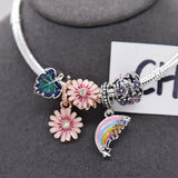 B44 Women's Spring 797542EN170 Silver Bracelet Various Pendants