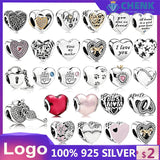 B48 925 Sterling Silver Charm Chinese DIY Jewelry Charms