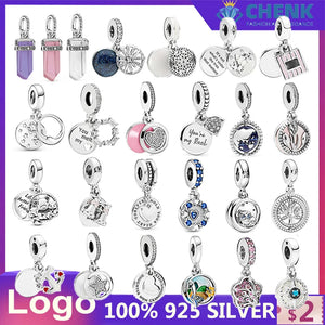 925 Sterling Silver Love Pendant Spring Jewelry