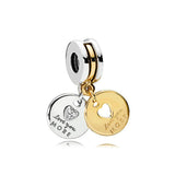 High-End 925 Sterling Silver Spring Pendant Jewelry