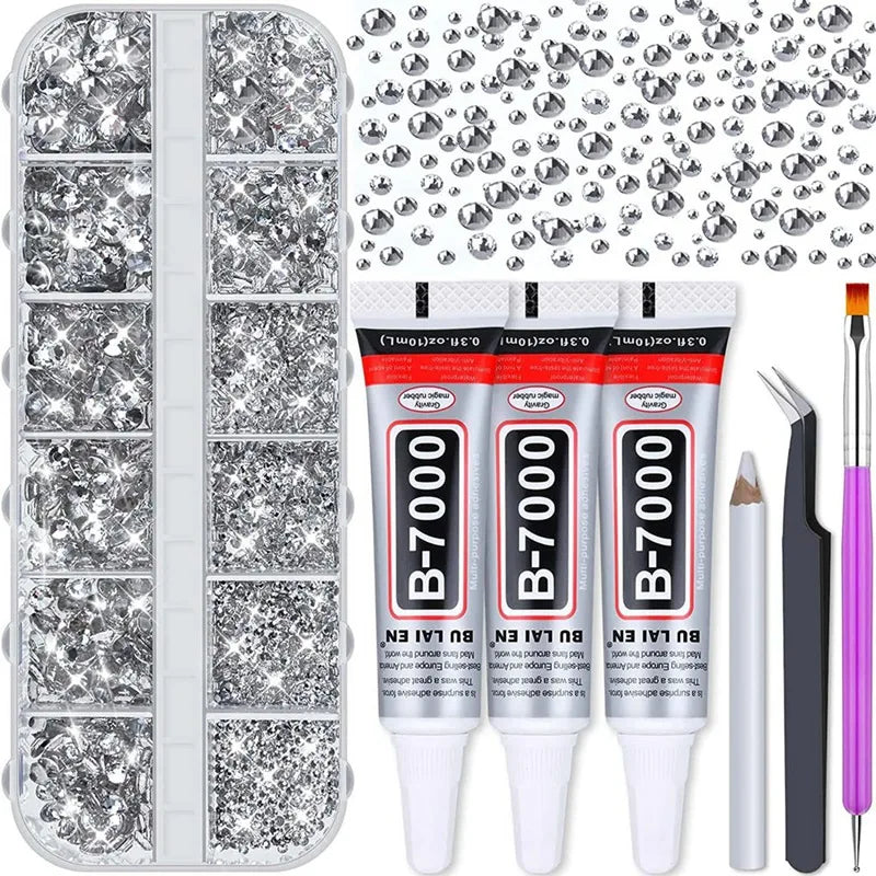B7000 Craft Adhesive Glue - Clear Glue for Fabric, Shoes, Jewelry