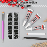 B7000 Adhesive Glue for Craft Clear with Dotting Tools
