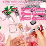 B7000 Adhesive Glue for Craft, Clear Craft Glue with Dotting Tools