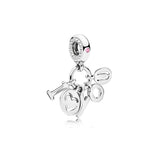 925 Sterling Silver Lady Pendant Jewelry Birthday Gift