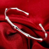 925 Sterling Silver Cuff Bangle For Women