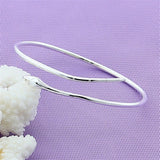 925 Silver Snake Open Bangle Jewelry Women Gift