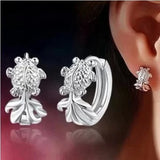 925 Silver Little Fish Earrings for Girls