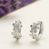925 Silver Little Fish Earrings for Girls