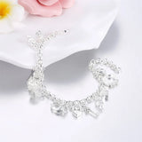 925 Silver Bracelet for Women Charms Wristband Wedding Party Gift