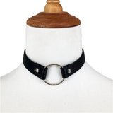 BAFEI O-ring Necklace Female Neck Harness Belts Leather Harness Woman Bondage