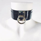 BAFEI Punk Rock Choker Leather Harness Women Belt Sexy Necklace Body Cage