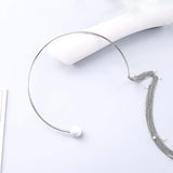 Acrylic Pearl Hyperbole Long Chains Tassel Torques Women Gift