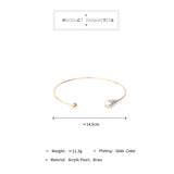 Two-tone Acrylic Pearl Necklace For Women Party