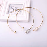 Two-tone Acrylic Pearl Necklace For Women Party