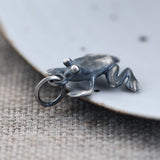 925 Silver 3D Eye Frog Pendant for Men Women- Thai Silver Jewelry