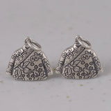 925 Silver Chinese Cheongsam Pendant Thai Jewelry Gift (Chain Not Included)