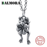 925 Silver Frog Pendant Vintage Animal Jewelry Gift