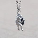 925 Silver Frog Pendant Vintage Animal Jewelry Gift