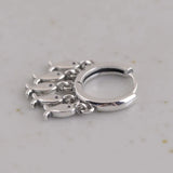 925 Silver Fish Tassels Earring Loop for Women