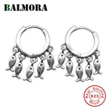 925 Silver Fish Tassels Earring Loop for Women