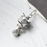 925 Silver Lion Dance Bracelet Pendant For Women Girl