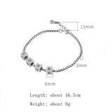 925 Silver LOVE Bracelet Vintage Temperament Jewelry Gift