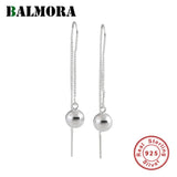 Tassel Silver Beads Chain Earring for Women - Dangler Daily Jewelry