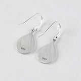 925 Silver Flowers Butterfly Earring Women Dangle Retro Jewelry Gift