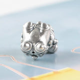 Sterling Silver Chinese Zodiac 3D Tiger Pendant