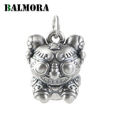 Sterling Silver Chinese Zodiac 3D Tiger Pendant