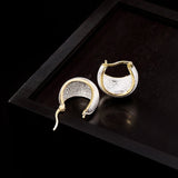 925 Silver Moon Clip Earrings Women Jewelry