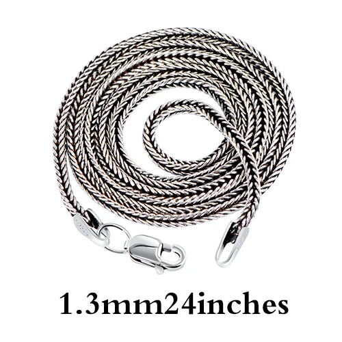 925 Sterling Silver Skull Pendant Necklace Accessory