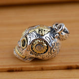925 Sterling Silver Skull Pendant Necklace Accessory