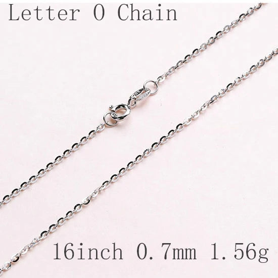 925 Sterling Silver Chain Necklace for Women