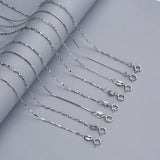 925 Sterling Silver Chain Necklace for Women