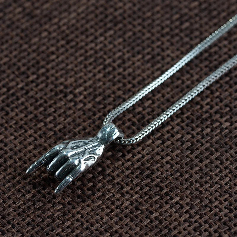925 Silver Love Punk Charm Pendant For Lover Special Gift Vintage Jewelry