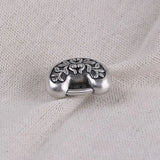 Thai Silver Safe & Lucky Ingot Pendant with Chain for Children