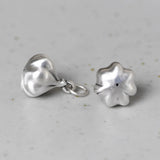 990 Pure Silver Dumplings Pendant Matte Thai Silver Charm Jewelry