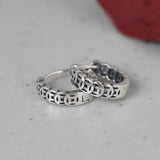 Vintage 925 Sterling Silver Coins Stud Earrings