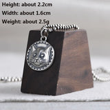 925 Silver Cat Pendant Thai Charm Jewelry Gift