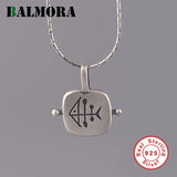 925 Silver Fish Pendant for Women Lover Unique Animal Charm Jewelry